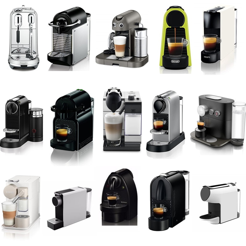 Capsules de café rechargeables en acier inoxydable, dosette réutilisable, filtres italiens, tasse adaptée à nespresso
