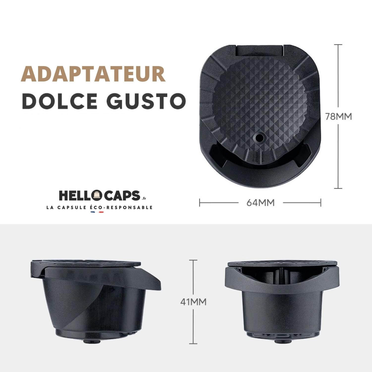 Promo Capsule Réutilisable Compatible Dolce Gusto chez E.Leclerc
